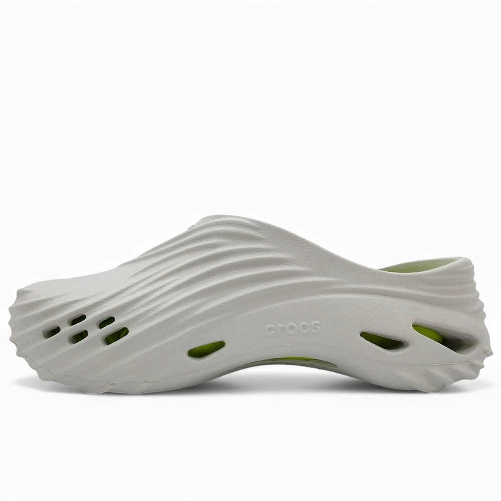 Crocs Echo Wave Womens 10 / Mens 8 Shoes Atmosphere Lime Punch Clog NEW in‎ Box